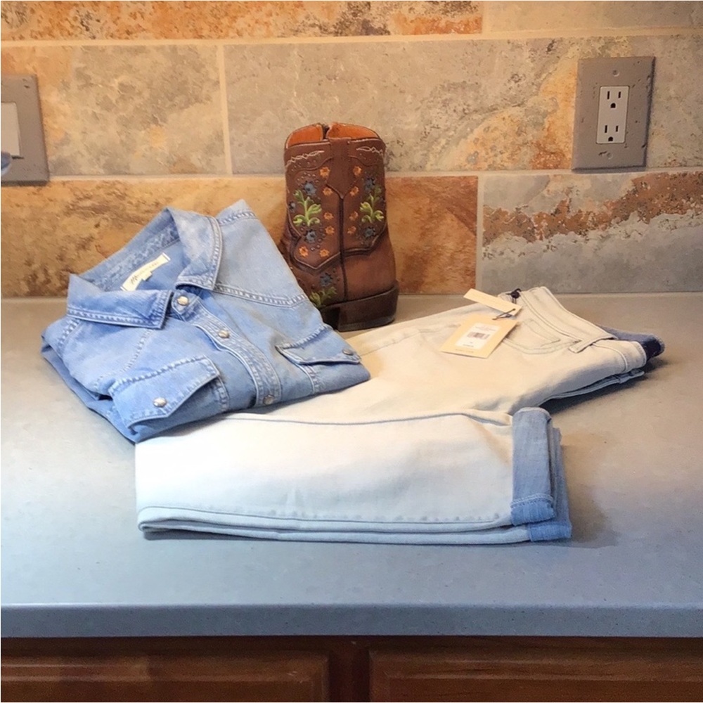 NYDJ Equinox Wash Margo straight Jeans NWOT